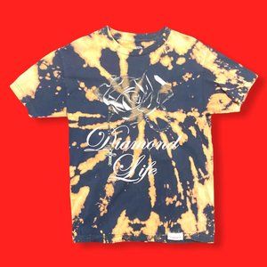 Diamond Supply Co Rose Acid Wash Tee